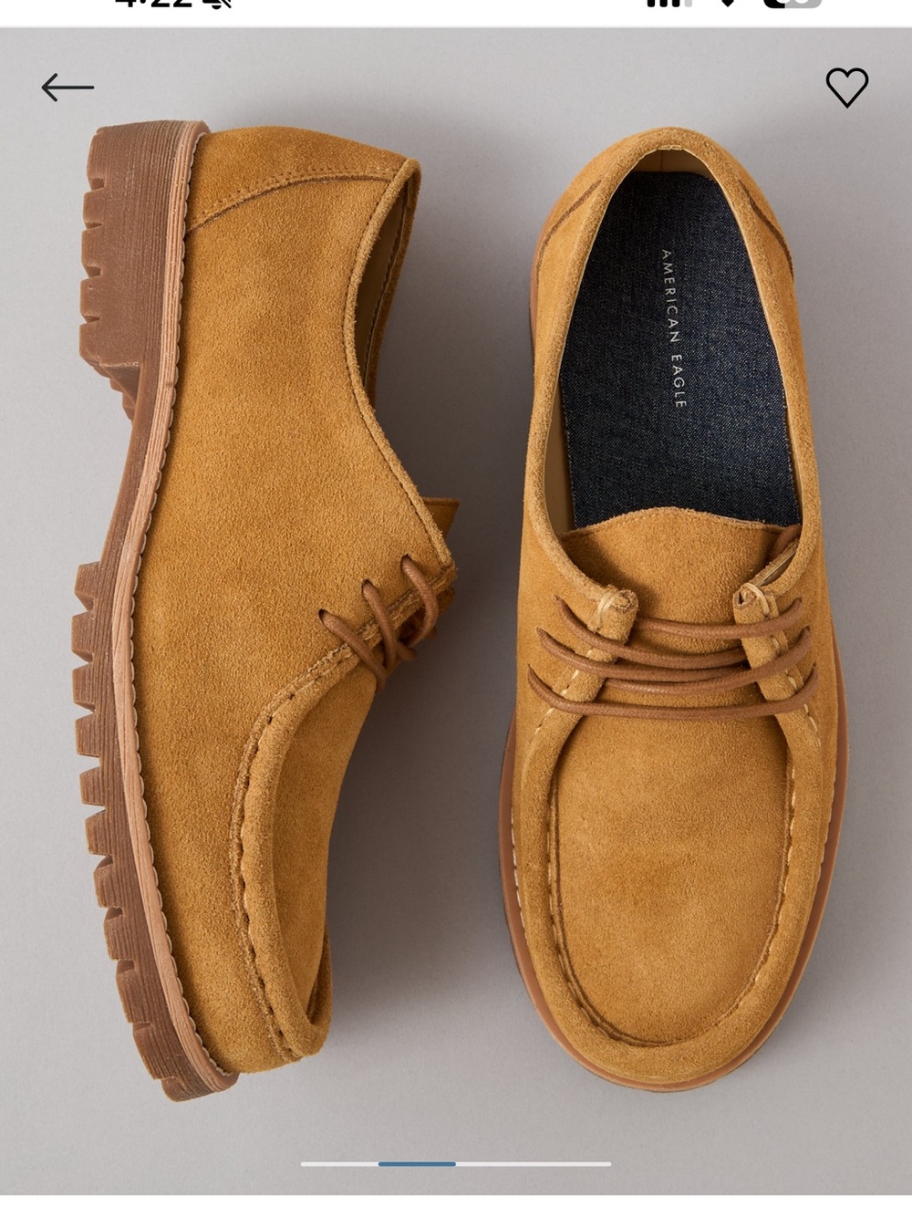 Brand new Iced Mocha Suede Men's Casual Lace-Up Shoes | 11